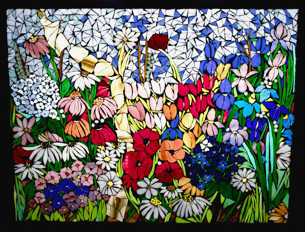 Mixed Flower Garden Path