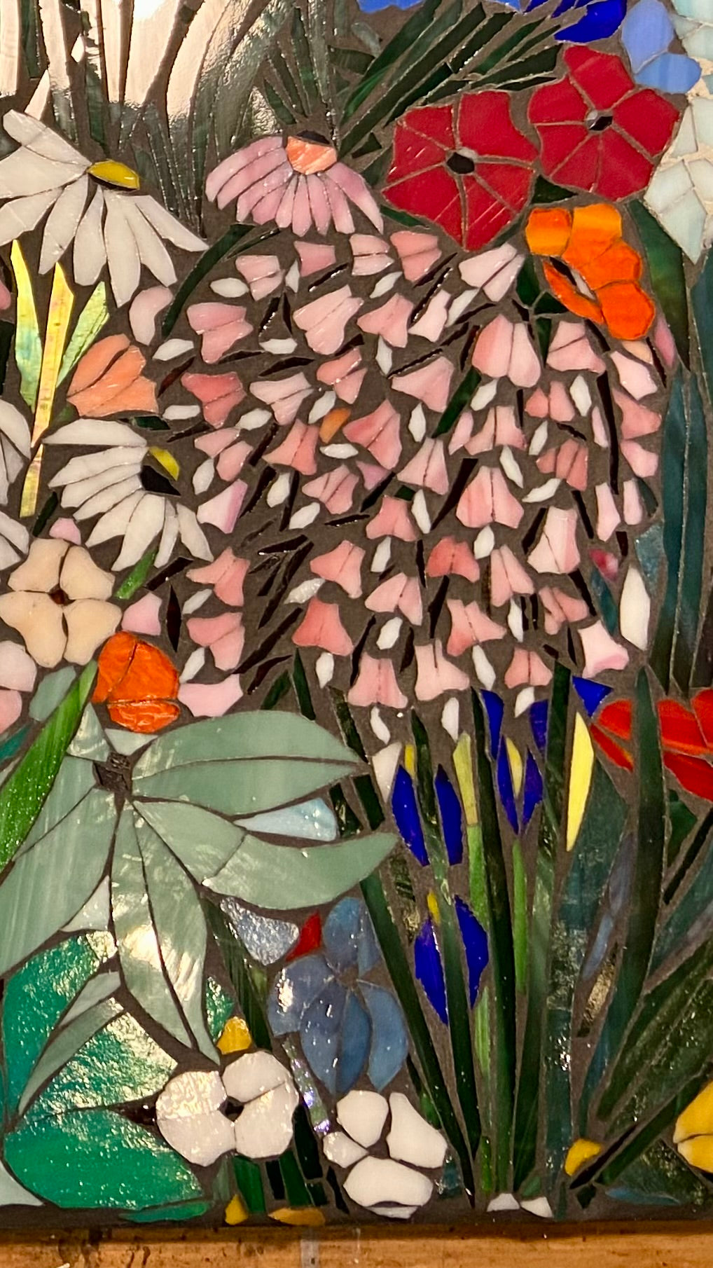 Stained Glass Mosaic Desert Garden