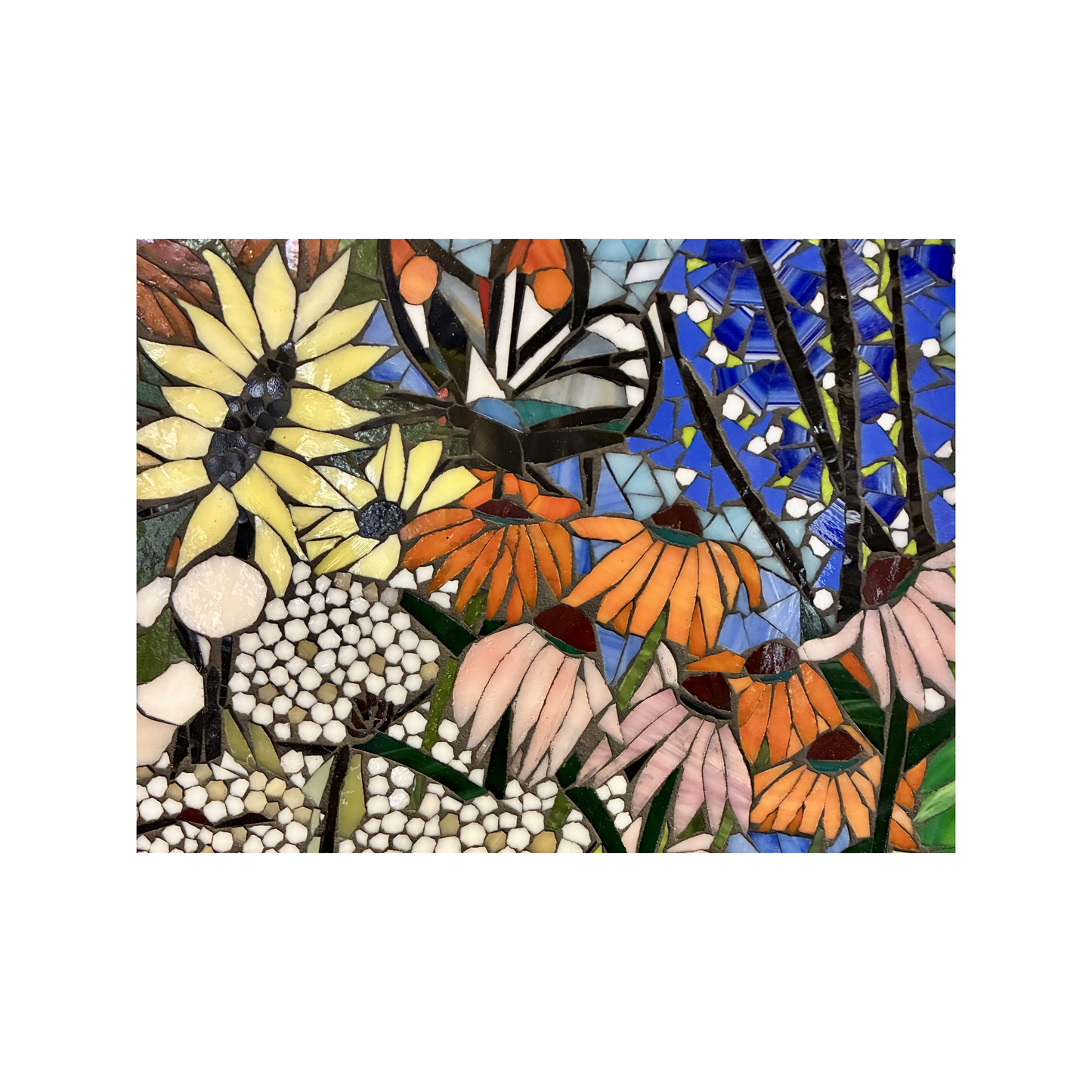 Large Custom Stained Glass Mosaic Backsplash
