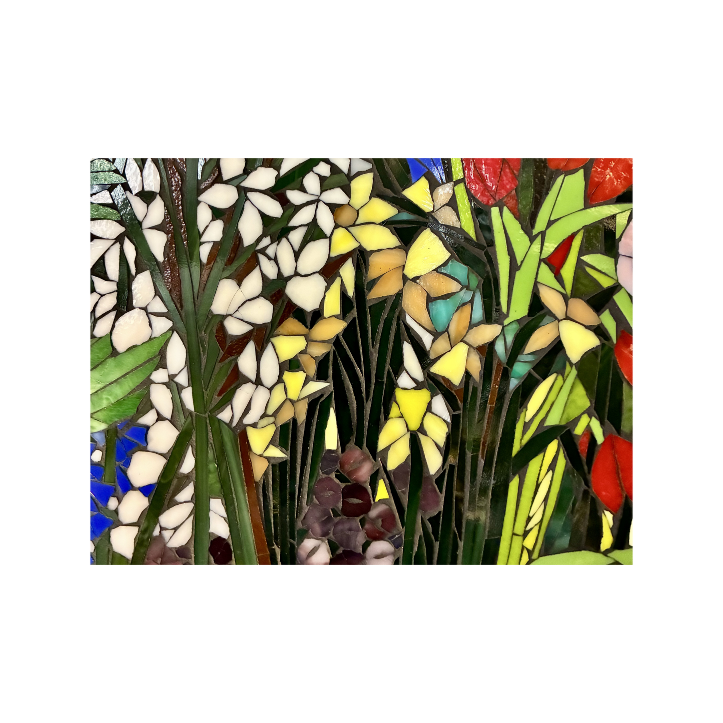 Large Custom Stained Glass Mosaic Backsplash