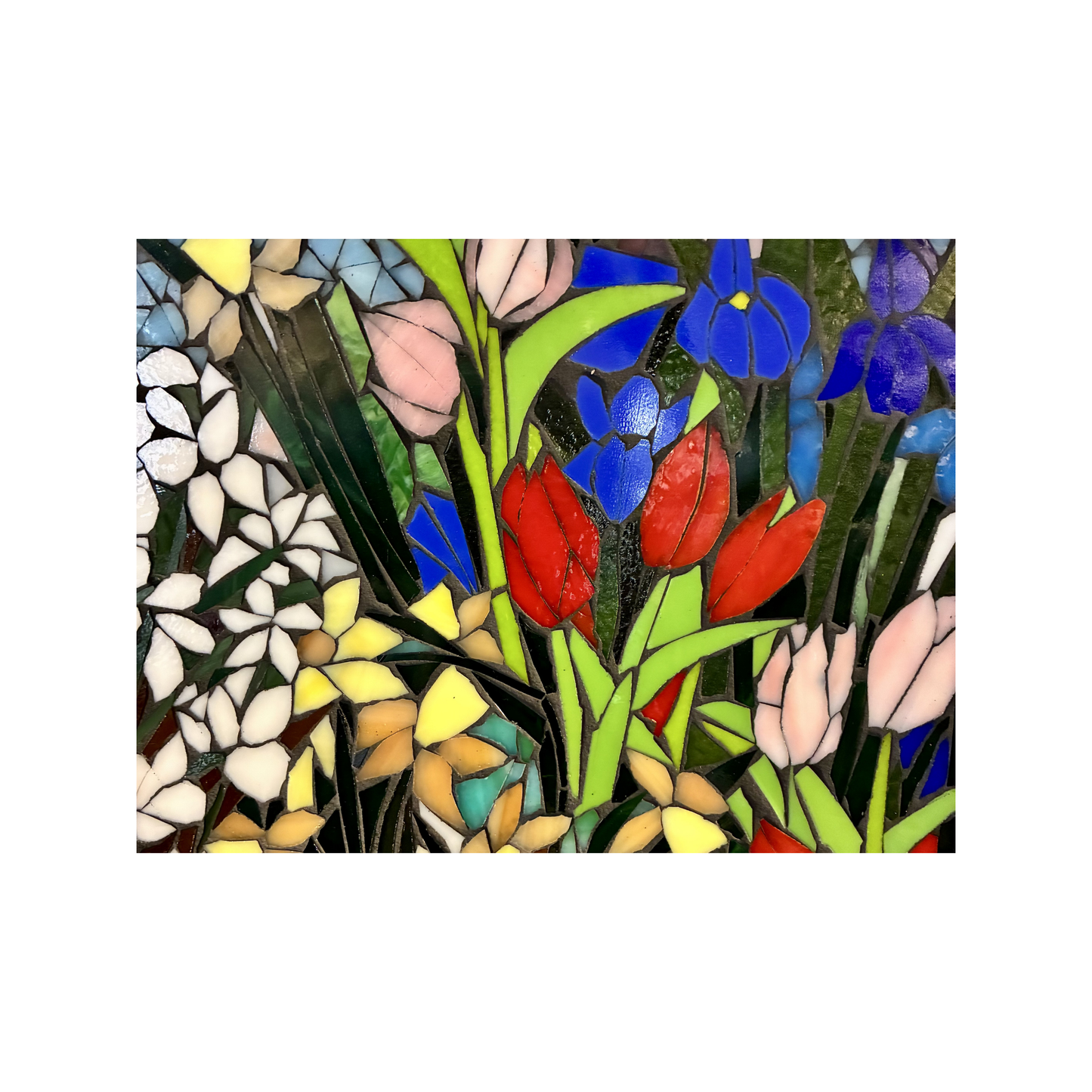 Large Custom Stained Glass Mosaic Backsplash