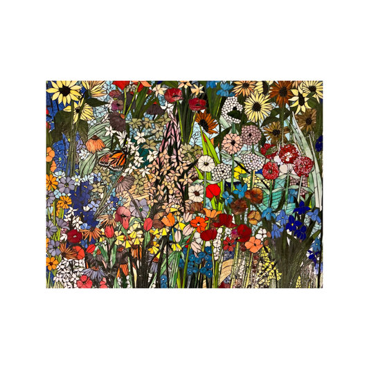 Large Custom Stained Glass Mosaic Backsplash