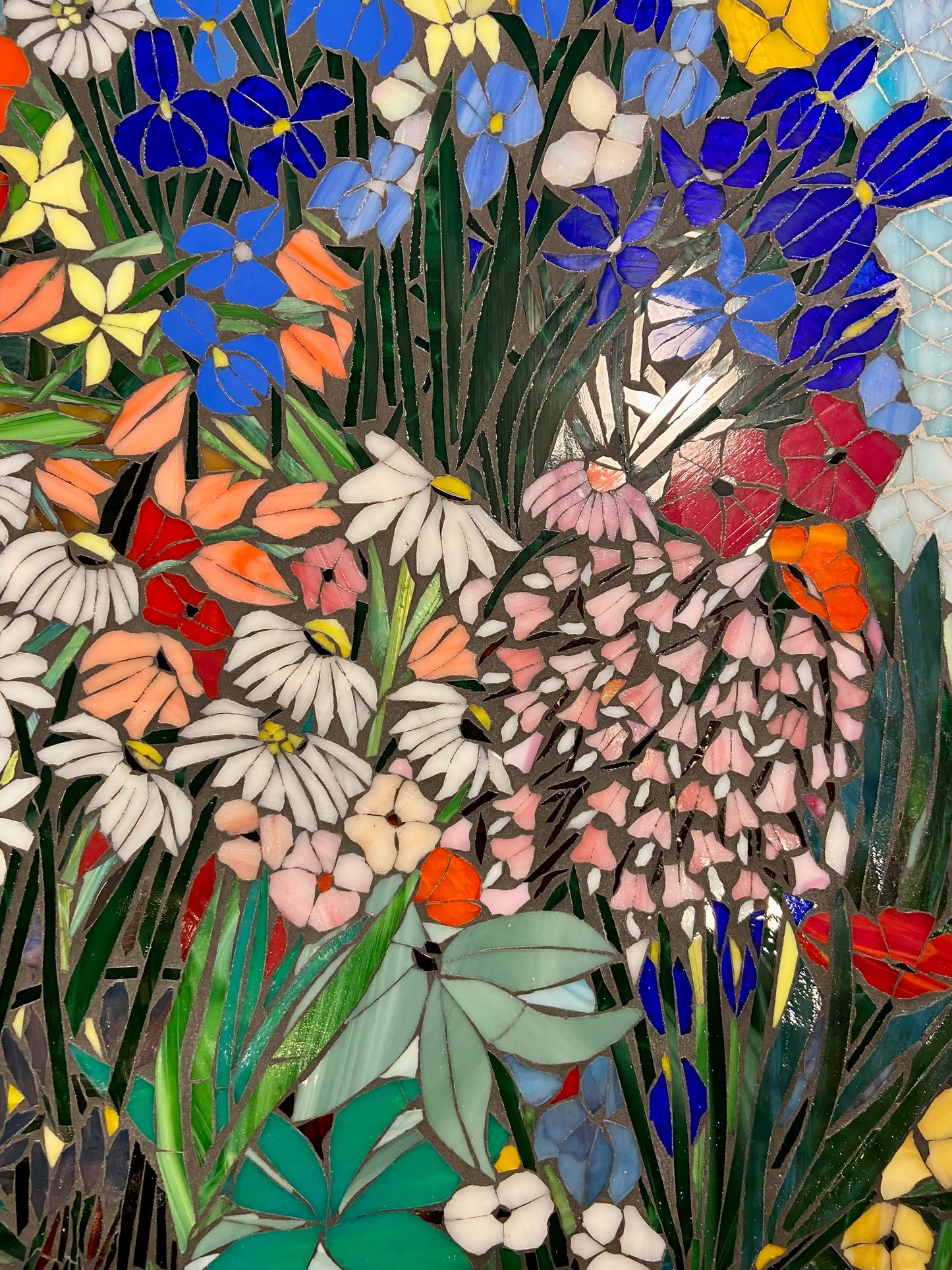 Stained Glass Mosaic Desert Garden