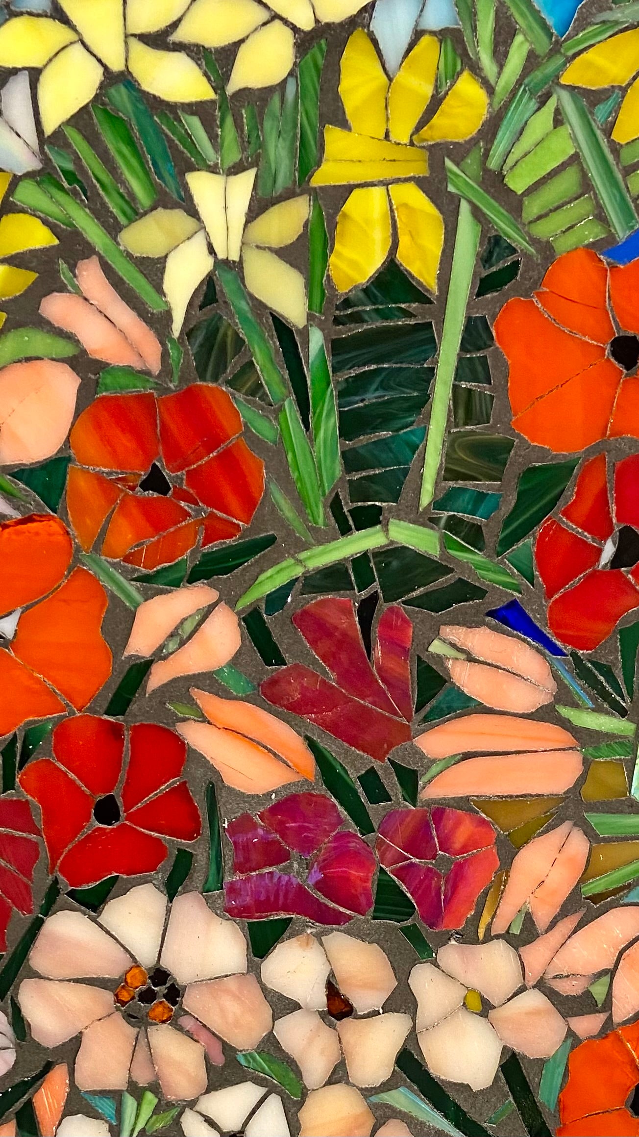 Stained Glass Mosaic Desert Garden