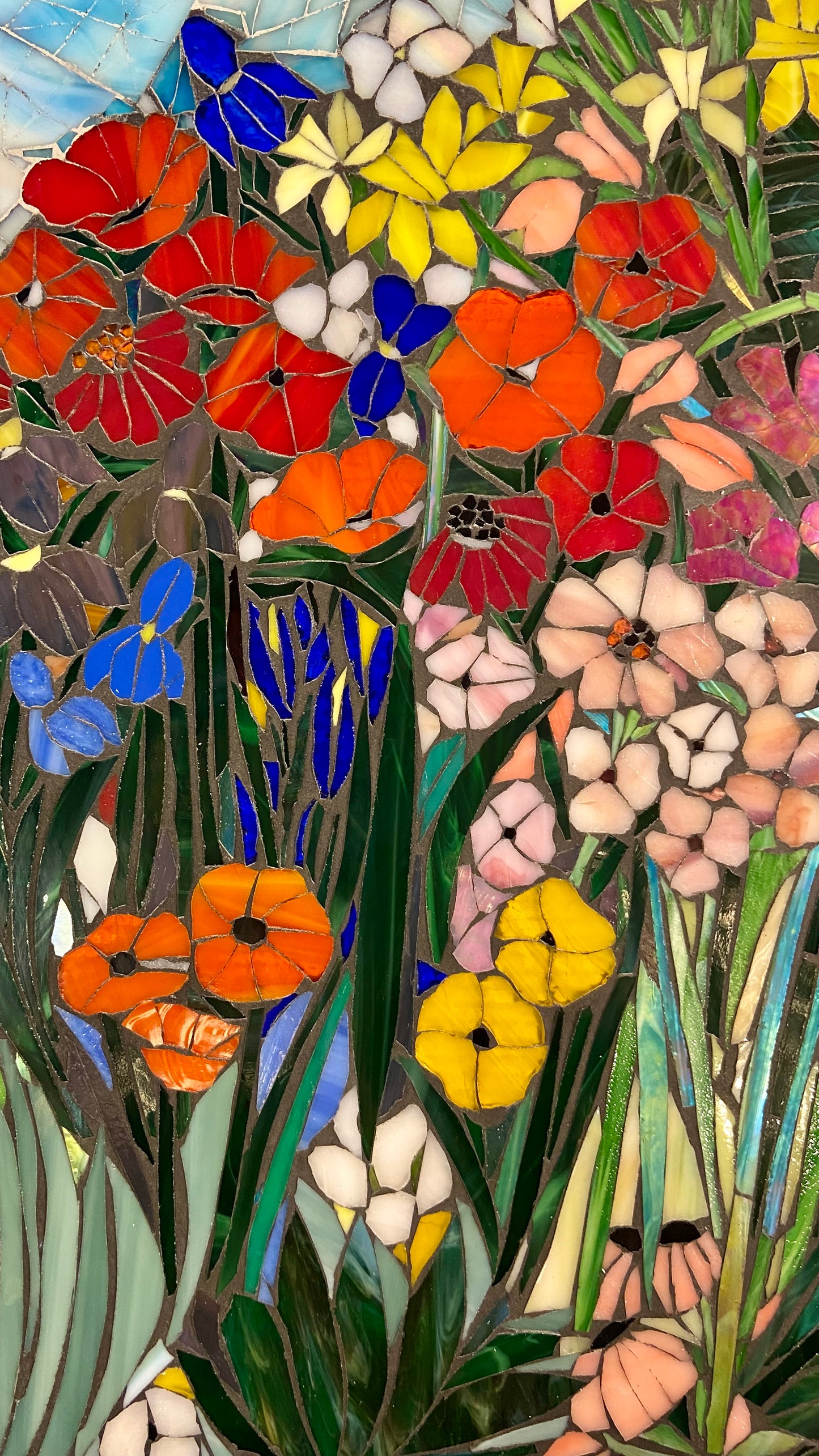 Stained Glass Mosaic Desert Garden