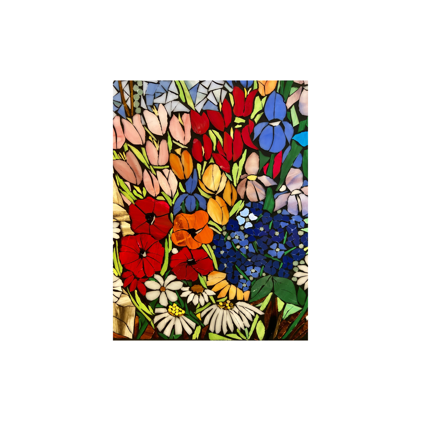 Mixed Flower Garden Path