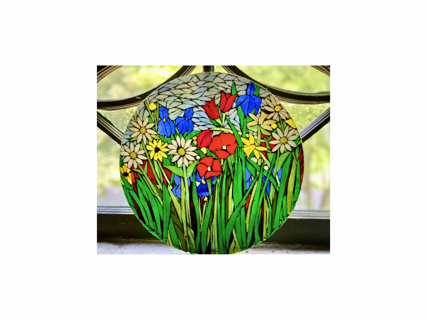 Stained Glass Small Transom Window