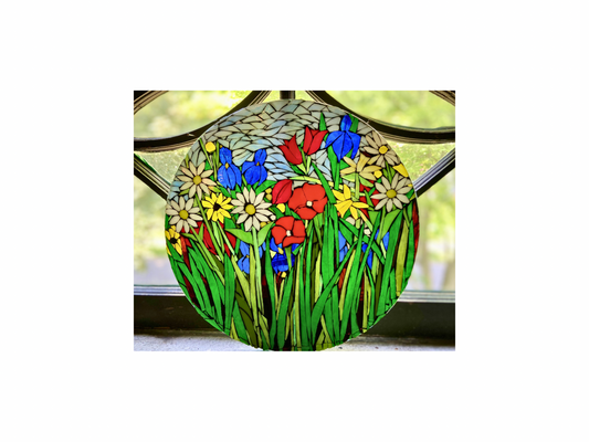 Stained Glass Small Transom Window