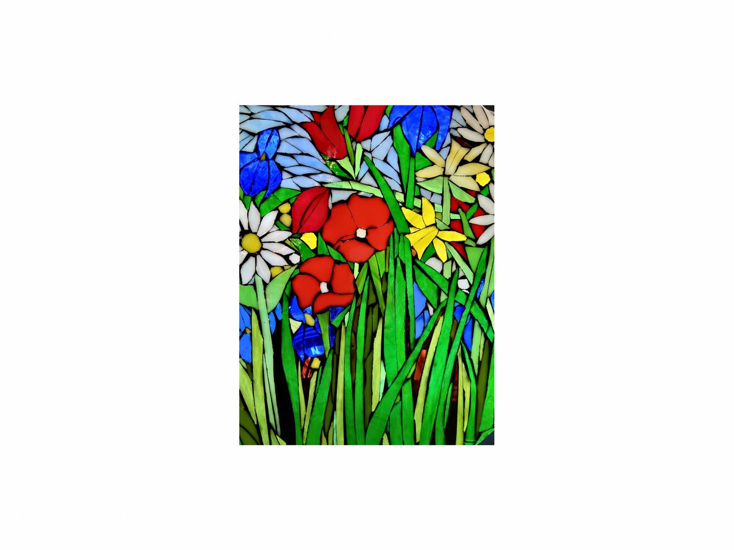 Stained Glass Small Transom Window