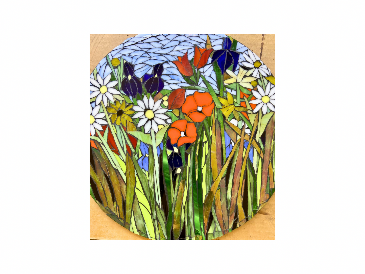 Stained Glass Small Transom Window
