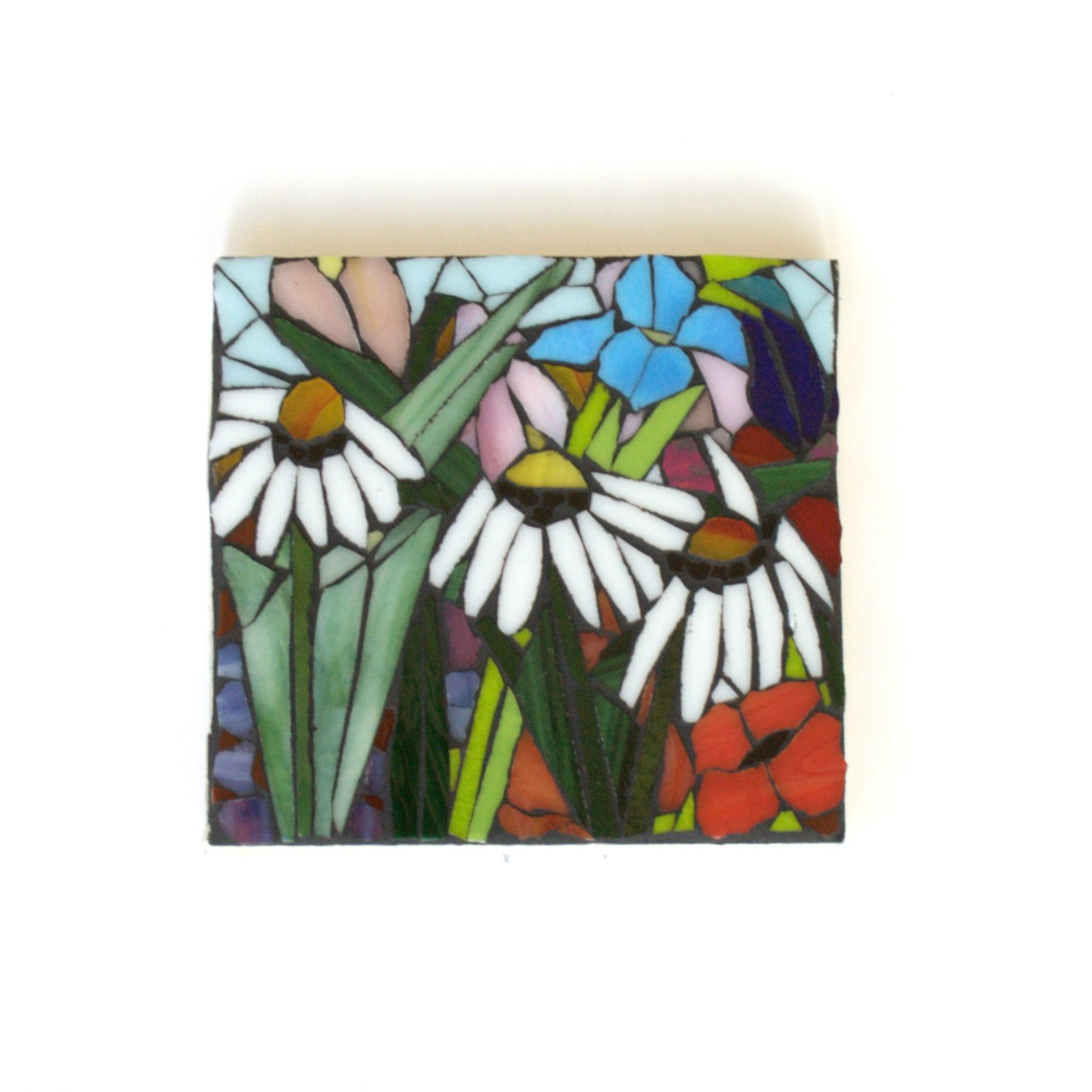 Small Stained Flower Glass Mosaic
