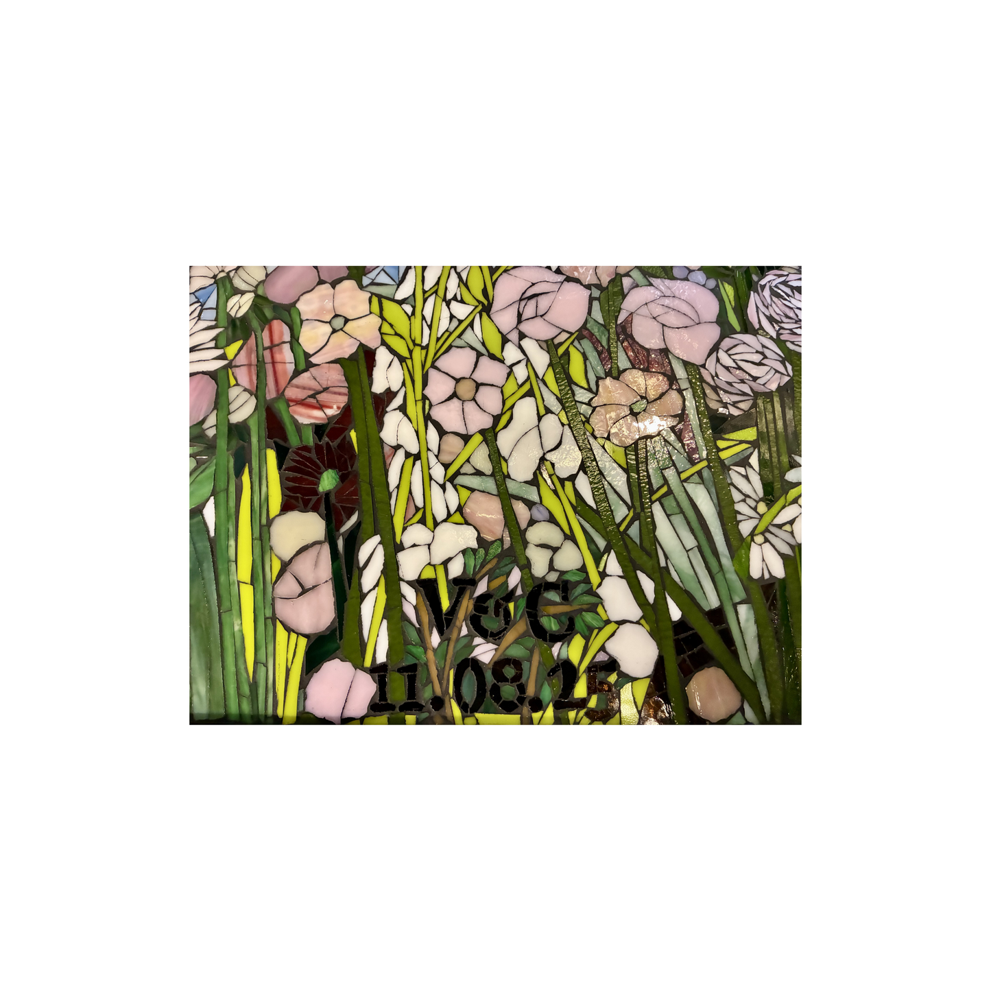 Custom Stained Glass Mosaic Sign