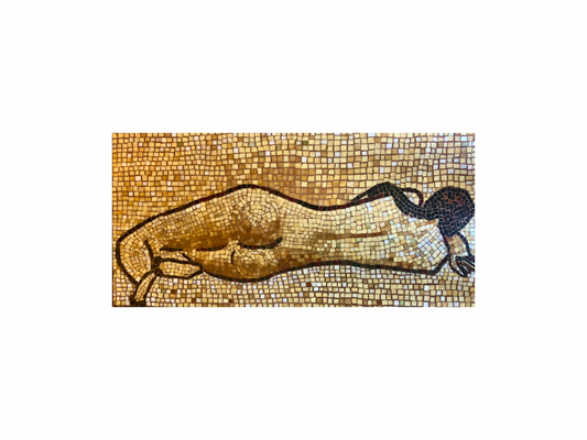 Custom Mixed-Media Mosaic Coffee Table