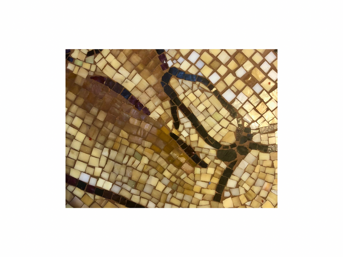 Custom Mixed-Media Mosaic Coffee Table